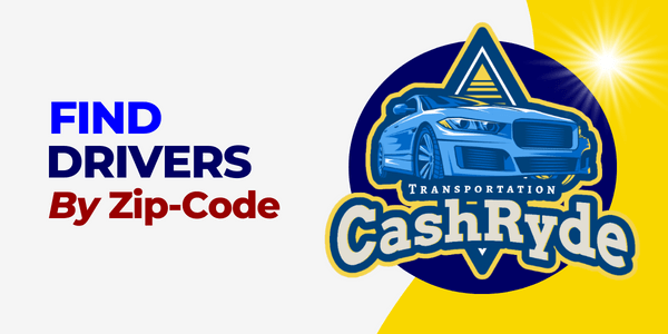 CashRyde Drivers by Zip Code.