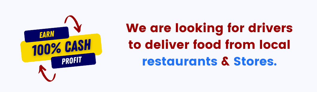 CashRyde Food Delivery Driver On-Boarding Jobs