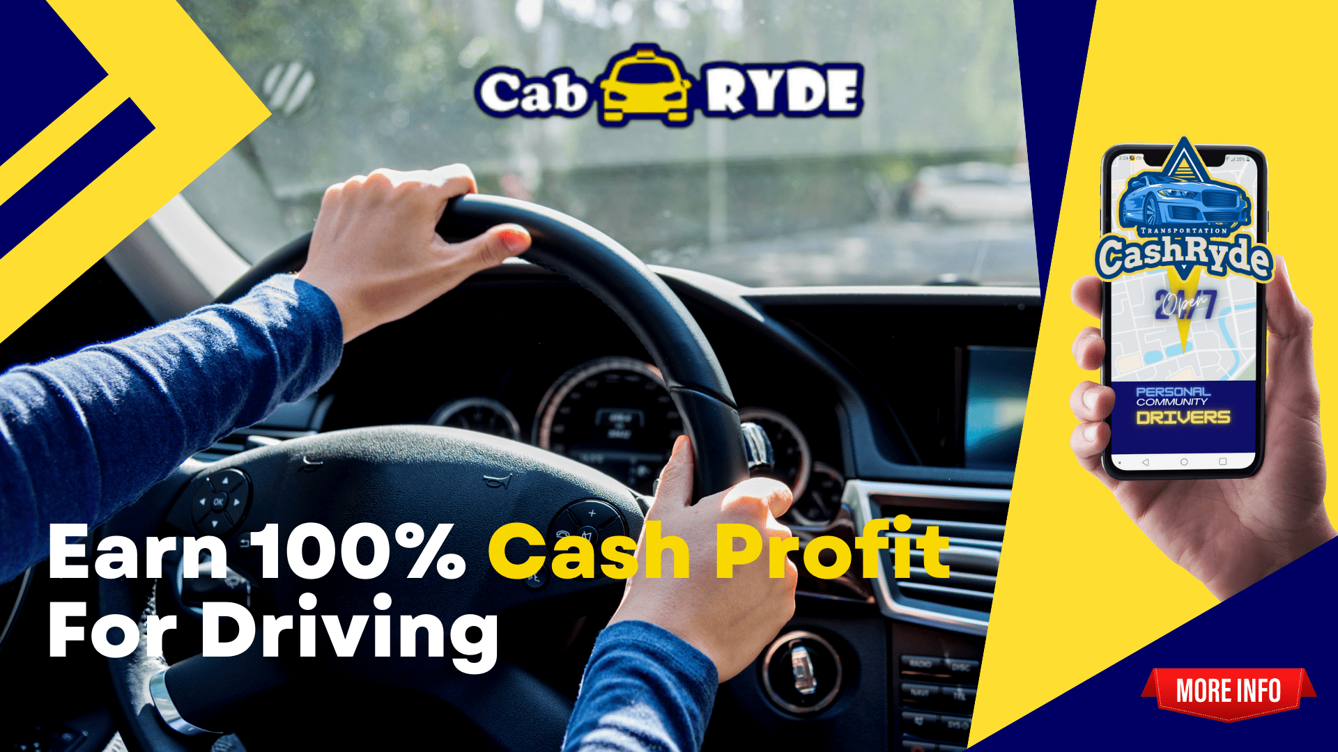Ride with the CashRyde App
