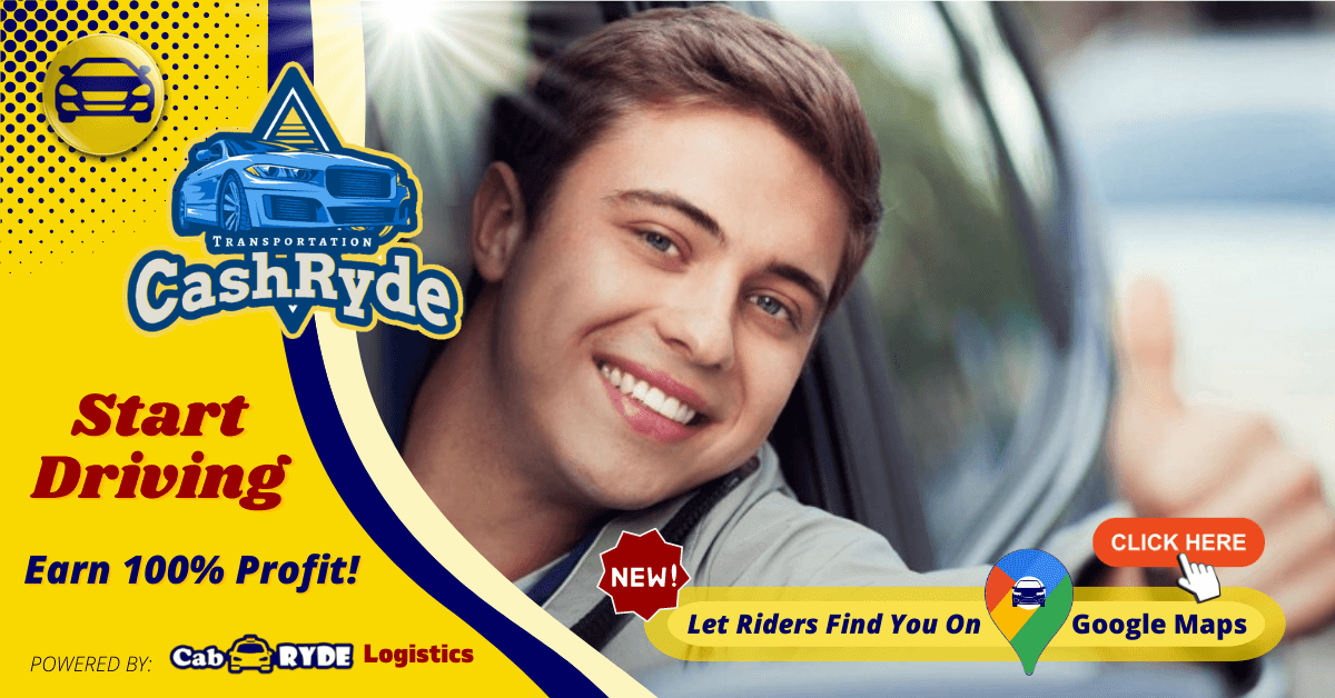 Ride with the CashRyde App