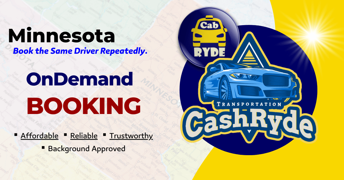 Book Minnesota OnDemand CashRyde Drivers