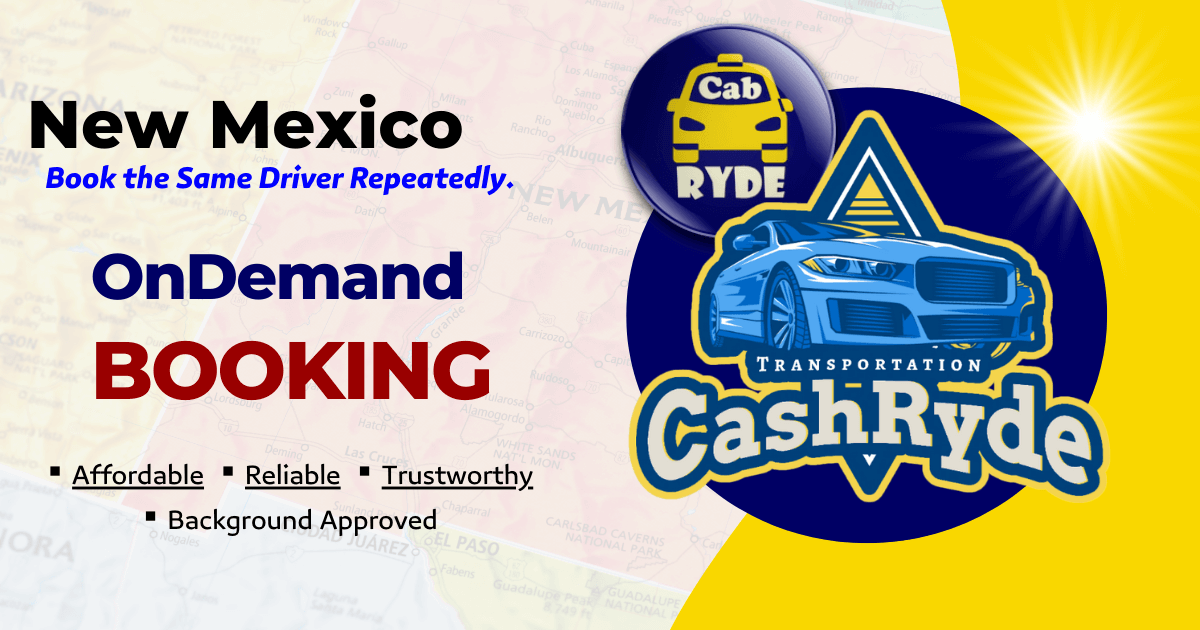 Book New Mexico OnDemand CashRyde Drivers