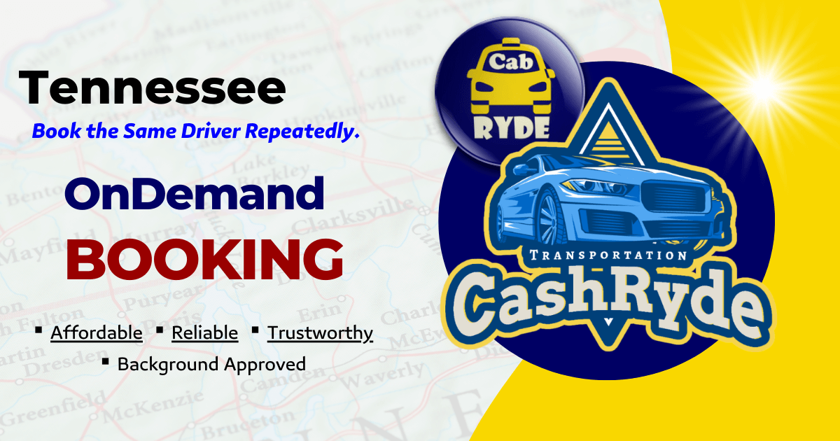 Book Tennessee OnDemand CashRyde Drivers