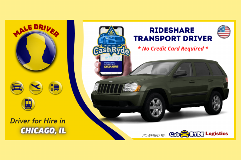 chicago il rideshare driver with 2008 green jeep grand cherokee 768x512