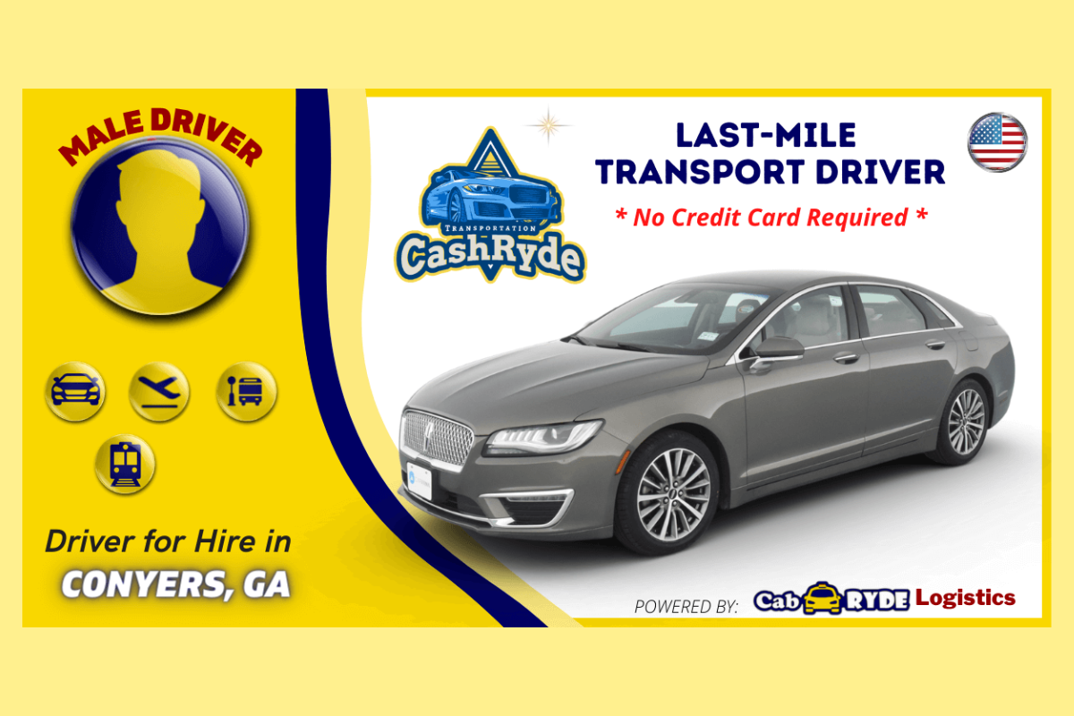 Conyers, GA LastMile Driver with Green 2017 Lincoln Mkz for Cash