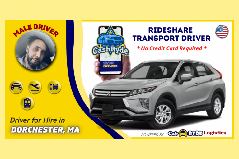 dorchester ma rideshare driver with 2019 silver mitsubishi eclipse cross 768x512