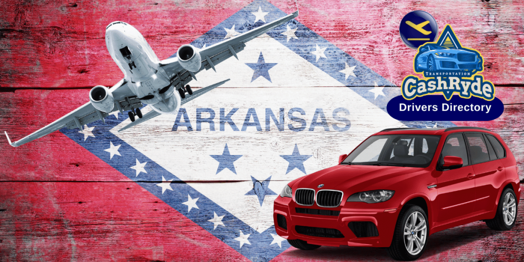 Find Cash Ride Drivers to Airports in Arkansas