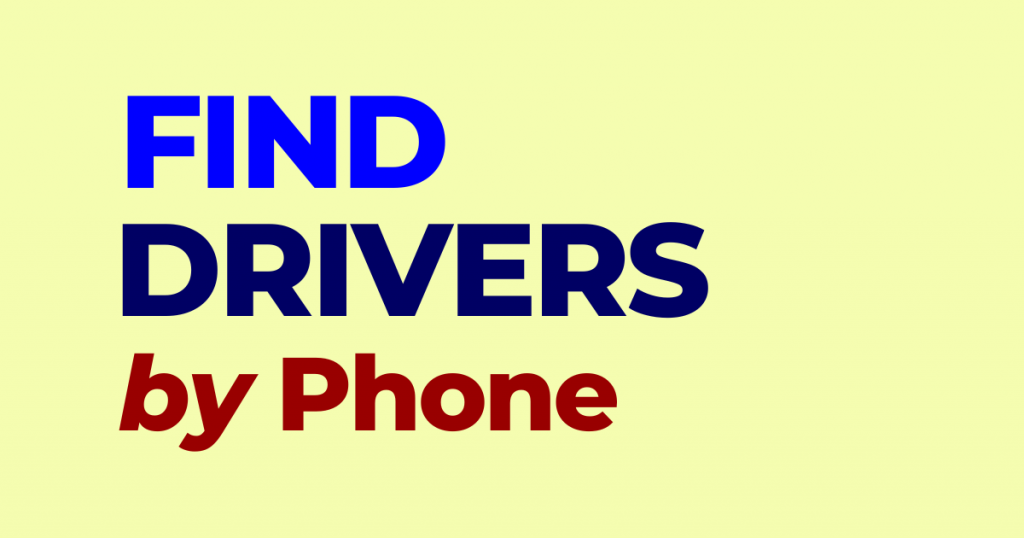Find Cash Ride Driver by Phone.