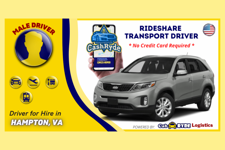 hampton va rideshare driver with 2015 kia sorento 768x512