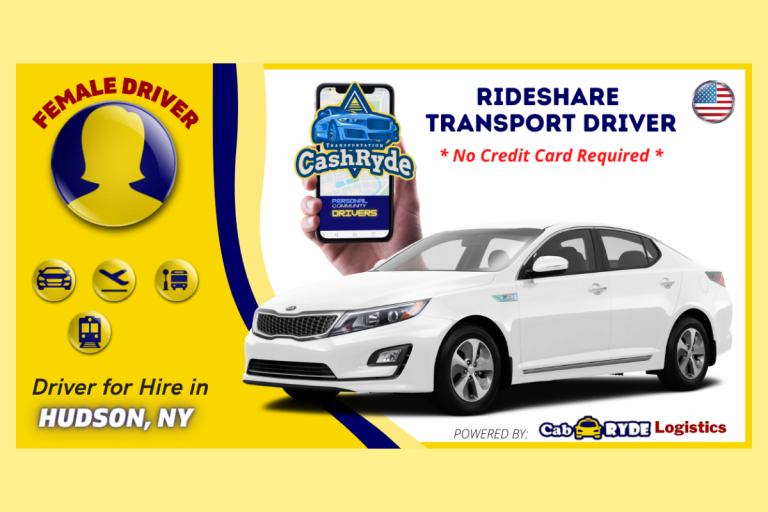 hudson ny rideshare driver with 2015 white kia optima 768x512