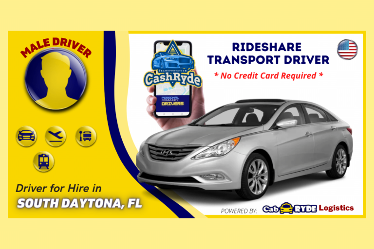 south daytona fl rideshare driver with 2013 silver hyundai sonata 768x512
