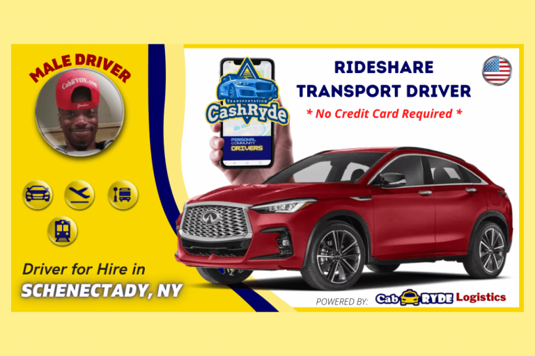 schenectady ny rideshare driver with red 2022 infiniti qx55 for cash rides 2 768x512 1