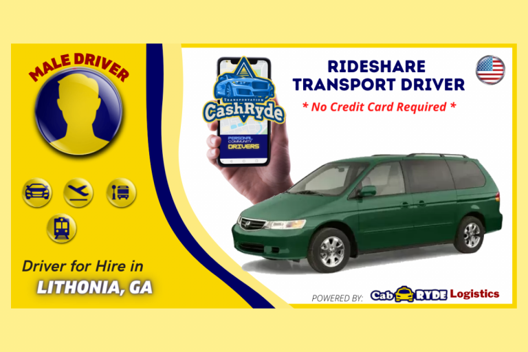 lithonia ga rideshare driver with green 2003 honda odyssey for cash rides 1 768x512