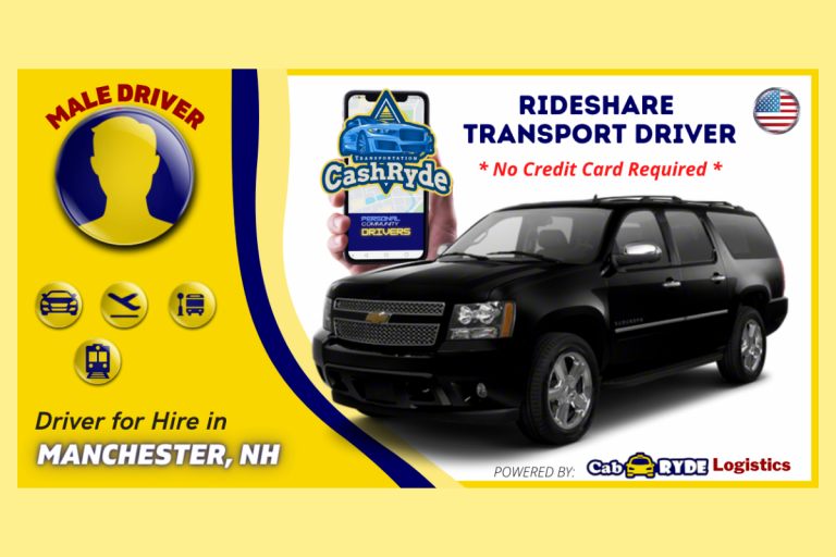 manchester nh rideshare driver with 2011 black chevrolet suburban 768x512