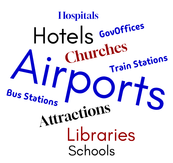 Explore CashRyde destinations and travel categories.