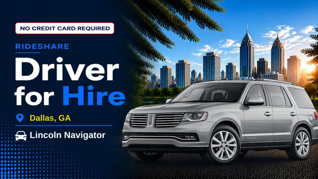 CashRyde Drivers in Dallas, Georgia